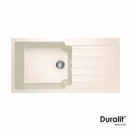 Νεροχύτης Κουζίνας Συνθετικός 100x50 Duralit Beige