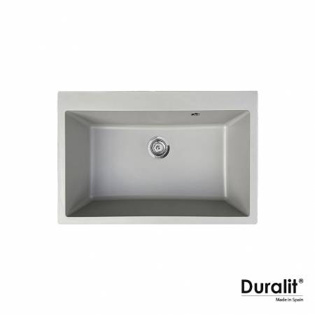 Νεροχύτης Κουζίνας Συνθετικός 76x50 Duralit Platinum