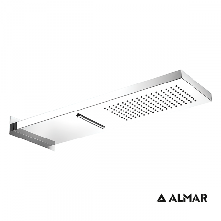 Καταρράκτης Ντουζ Smart 19,2x5,5 Almar Inox Brushed