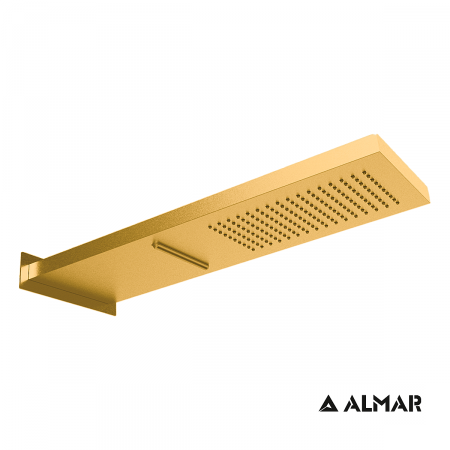 Καταρράκτης Ντουζ Smart 19,2x5,5 Almar PVD Brushed Gold