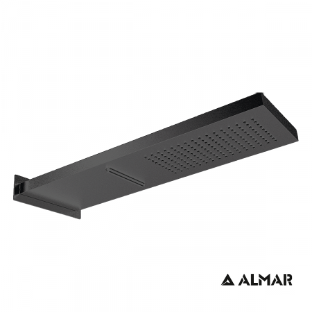 Καταρράκτης Ντουζ Smart 19,2x5,5 Almar PVD Black Brushed