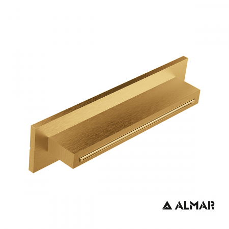 Καταρράκτης Ντουζ XL 34,6x8 Almar PVD Brushed Gold