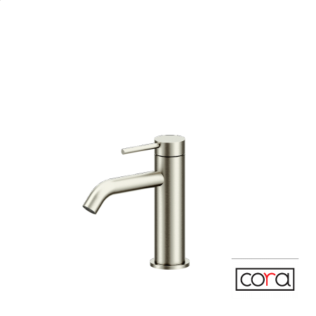 Μπαταρία Νιπτήρα με Βαλβίδα Clic-Clac Cosmo Brushed Inox