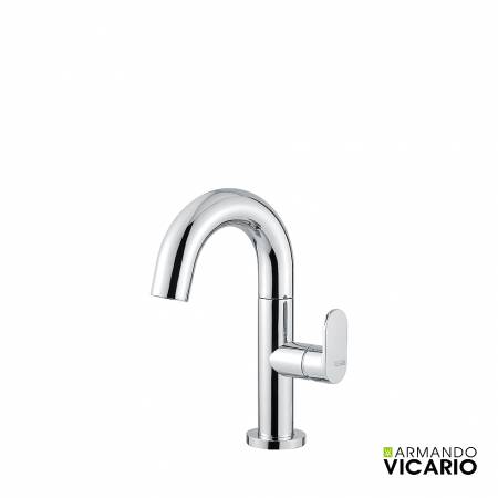 Μπαταρία Νιπτήρα με Βαλβίδα Clic-Clac Slim Vicario Chrome