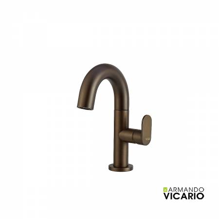 Μπαταρία Νιπτήρα με Βαλβίδα Clic-Clac Slim Vicario Tuscany Brass