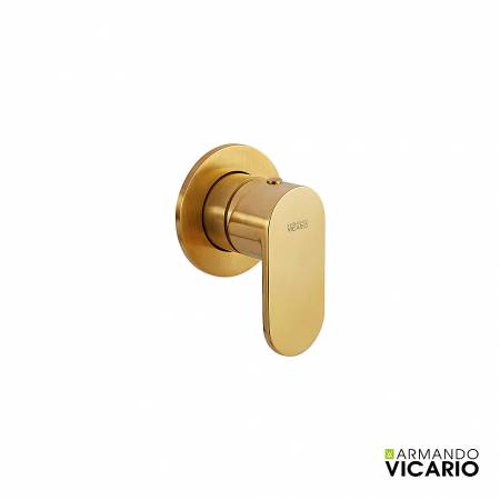 Μίκτης Εντοιχισμού 1 Εξόδου Slim Vicario Brushed Gold