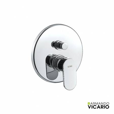 Μίκτης Εντοιχισμού 2 Εξόδων Slim Vicario Chrome