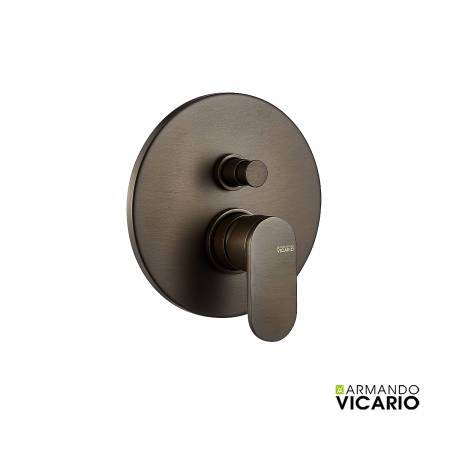 Μίκτης Εντοιχισμού 2 Εξόδων Slim Vicario Tuscany Brass