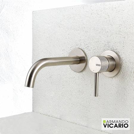 Μπαταρία Νιπτήρα Τοίχου industrial Vicario Inox