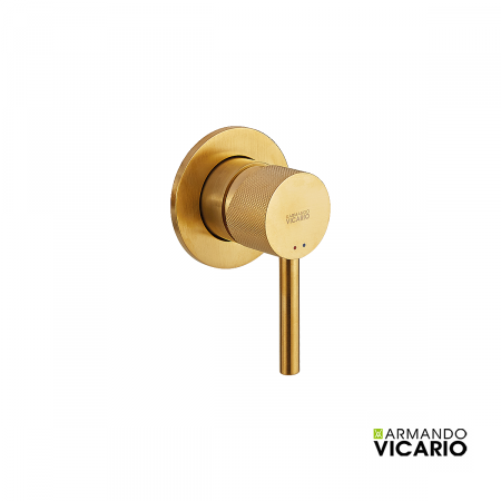 Μίκτης Εντοιχισμού 1 Εξόδου industrial Vicario Brushed Gold