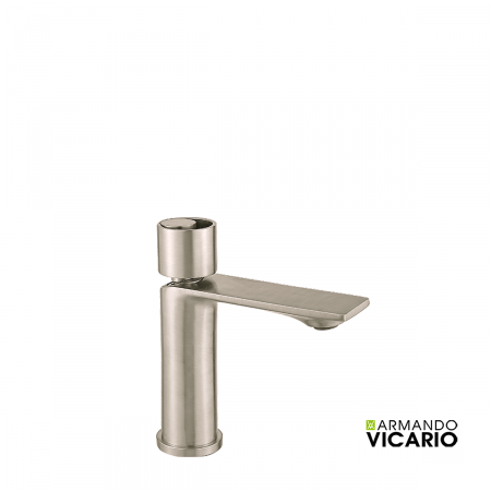 Μπαταρία Νιπτήρα με Βαλβίδα Clic-Clac Halo Vicario Inox