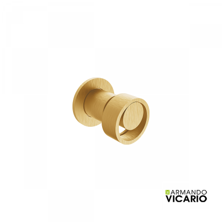 Μίκτης Εντοιχισμού 1 Εξόδου Halo Vicario Brushed Gold