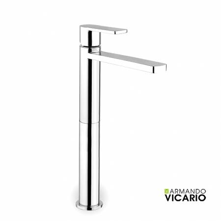 Μπαταρία Νιπτήρα Υψηλή με Βαλβίδα Clic-Clac Glam Vicario Chrome