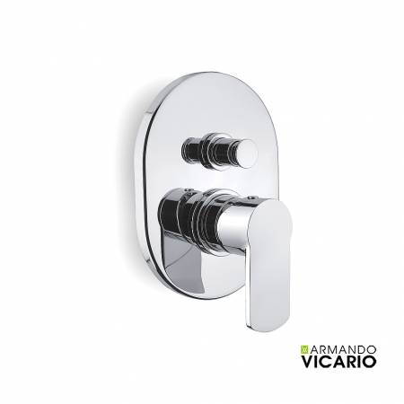 Μίκτης Εντοιχισμού 2 Εξόδων Glam Vicario Chrome