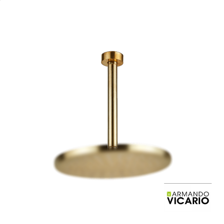 Βραχίονας Οροφής Στρογγυλός 20εκ. Vicario Brushed Gold