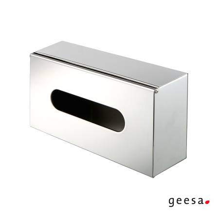 Θήκη για χαρτομανδηλα επιτοιχη Geesa Inox Chrome