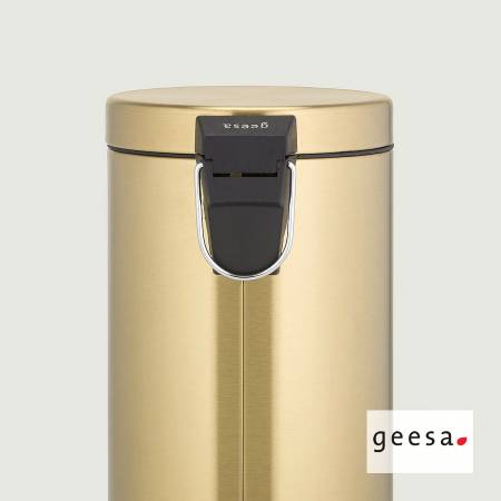 Χαρτοδοχείο Επιδαπέδιο 3l Geesa Inox PVD Brushed Gold