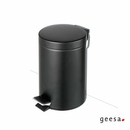 Χαρτοδοχείο Επιδαπέδιο 3l Geesa Black