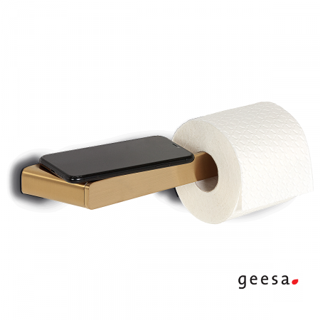 Χαρτοθήκη με Εταζέρα Shift Geesa Brushed Gold