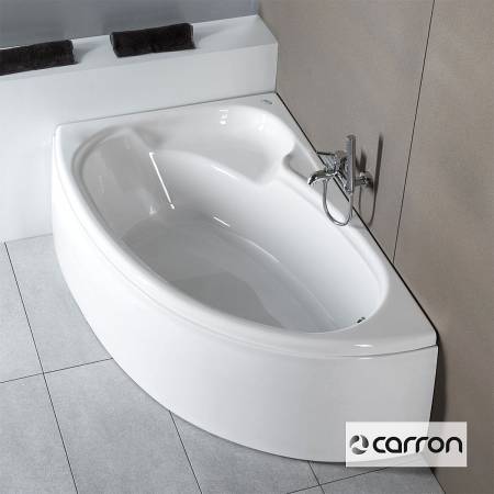 Μπανιέρα Ακρυλική Caronite DOVE 1550x950 Right, Carron Bath White