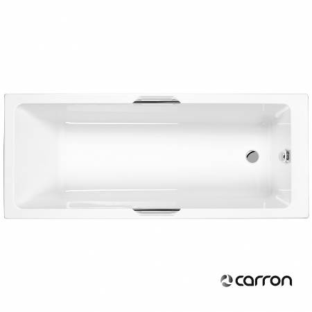 Μπανιέρα Ακρυλική Caronite QUANTUM INTEGRA 1700x750 με λαβές Chrome, Carron Bath White