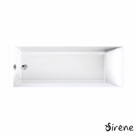 Μπανιέρα Ακρυλική CLARISSA 120x70, Sirene White