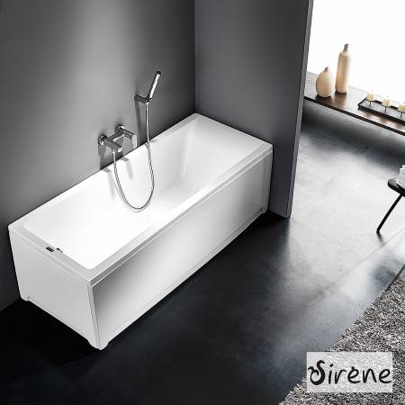 Μπανιέρα Ακρυλική CLARISSA 130x70 Sirene White