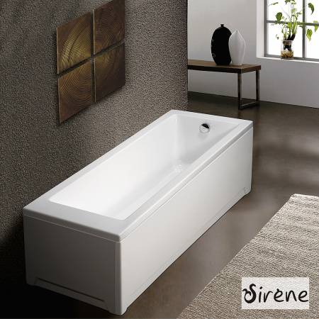 Μπανιέρα Ακρυλική CUBIC 150x70, Sirene White