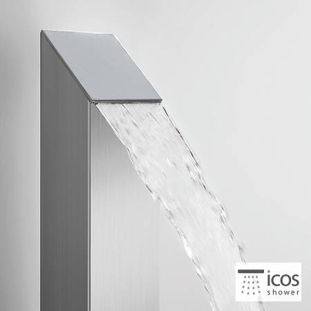 Στήλη Ντουζιέρας εξωτερικού χώρου DIKE, ICOS Inox AISI316