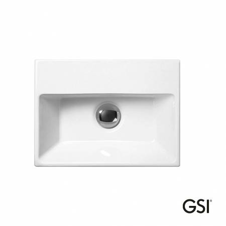 Νιπτήρας Πορσελάνης Norm 35x26 (1 οπή) GSI White