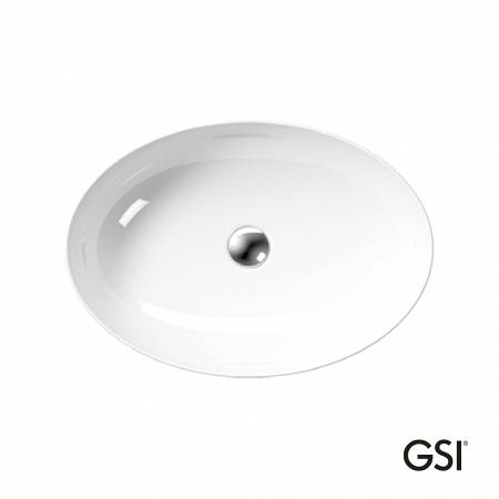 Νιπτήρας Πορσελάνης Pura 60x42 GSI White