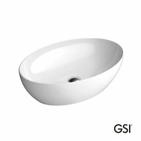 Νιπτήρας Πορσελάνης Pura 60x42 GSI White