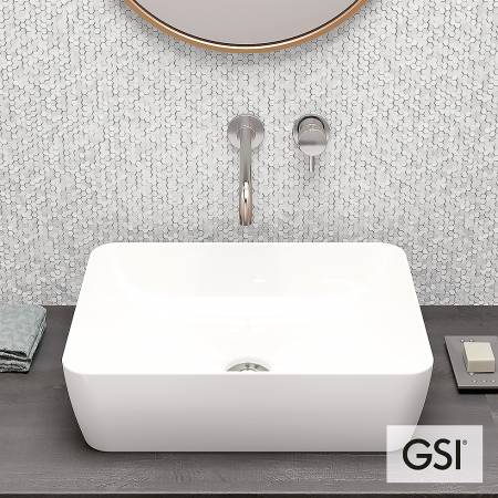 Νιπτήρας Πορσελάνης Sand 60x38 GSI White