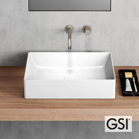 Νιπτήρας Πορσελάνης Kube-X 60x37 GSI White