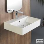 Νιπτήρας Πορσελάνης Tetra n 50x42 (1 οπή) Bianco Ceramica White