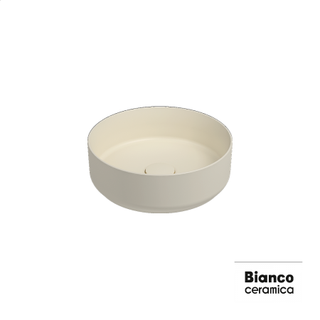 Νιπτήρας Πορσελάνης Φ36 Bianco Ceramica ivory Matt