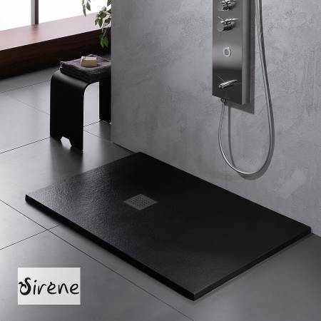 ΝΤΟΥΖΙΕΡΑ+ΒΑΛΒΙΔΑ SLATE 100x80 SIRENE BLACK MATT