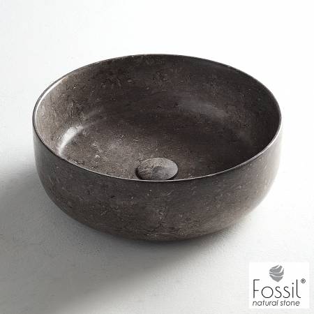 Νιπτήρας Μαρμάρινος  Jetti Φ33 h.13 Fossil Grey