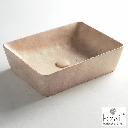 Νιπτήρας Μαρμάρινος  Jade 50x38 h.14 Fossil Beige