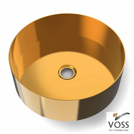 Νιπτήρας Milo Φ33 voss Inox PVD Brushed Gold