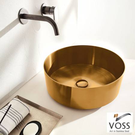 Νιπτήρας Milo Φ40 voss Inox PVD Brushed Gold