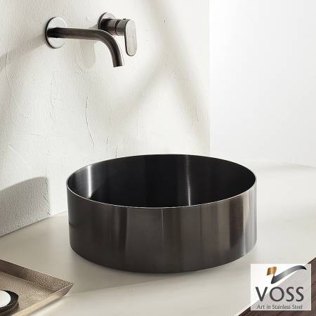 Νιπτήρας Milo Φ40 voss Inox PVD Black Brushed