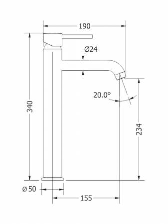 ΜΠΑΤΑΡΙΑ ΝΙΠΤΗΡΟΣ ΨΗΛΗ ΕΤΝΑ PLUS TOTAL BLACK MATT ΡΟΥΞΟΥΝΙ 190mm