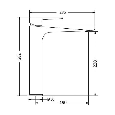 ΜΠΑΤΑΡΙΑ ΝΙΠΤΗΡΟΣ ΨΗΛΗ OPTIMA PLUS TOTAL WHITE MATT ΡΟΥΞΟΥΝΙ 235mm