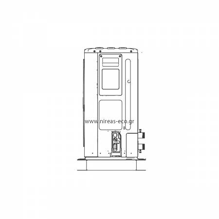 Αντλία Θερμότητας Μidea 10kw 220V monoblock